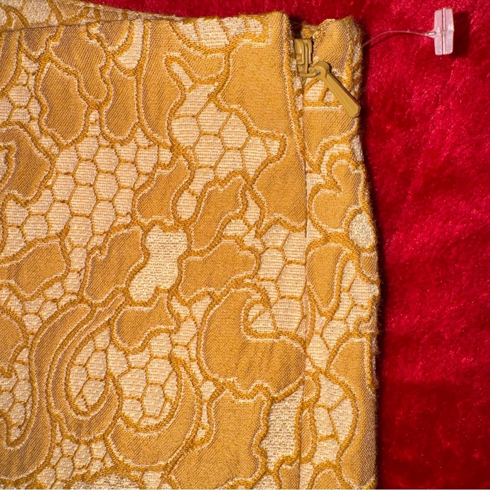 Paperwhite Tan Lace Ankle Pants – Size 10 - Picture 3 of 7